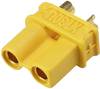 Reely RE-6619107 Prise femelle pour batterie XT30U, 2 mm femelle doré(e), à souder 1 pc(s)