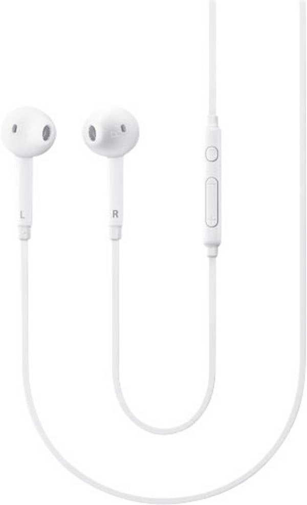 Écouteurs intra-auriculaires intra-auriculaire Samsung EO-EG920BW volume réglable, micro-casque blanc