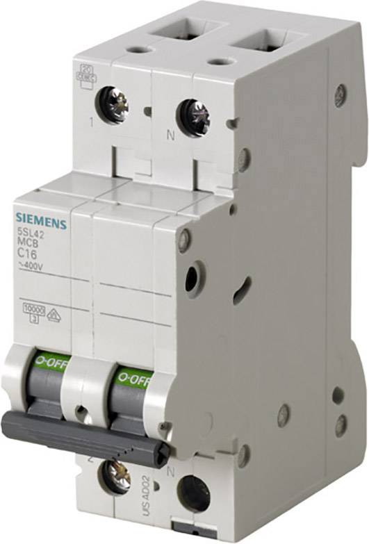 Siemens 5SL45106 5SL4510-6 Disjoncteur B/10 kA 2 pôles 10 A 230 V