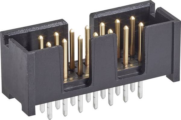 TE Connectivity 5103309-3 Embase mâle Pas: 2.54 mm Nbr total de pôles: 16 Nbr de rangées: 2 1 pc(s)
