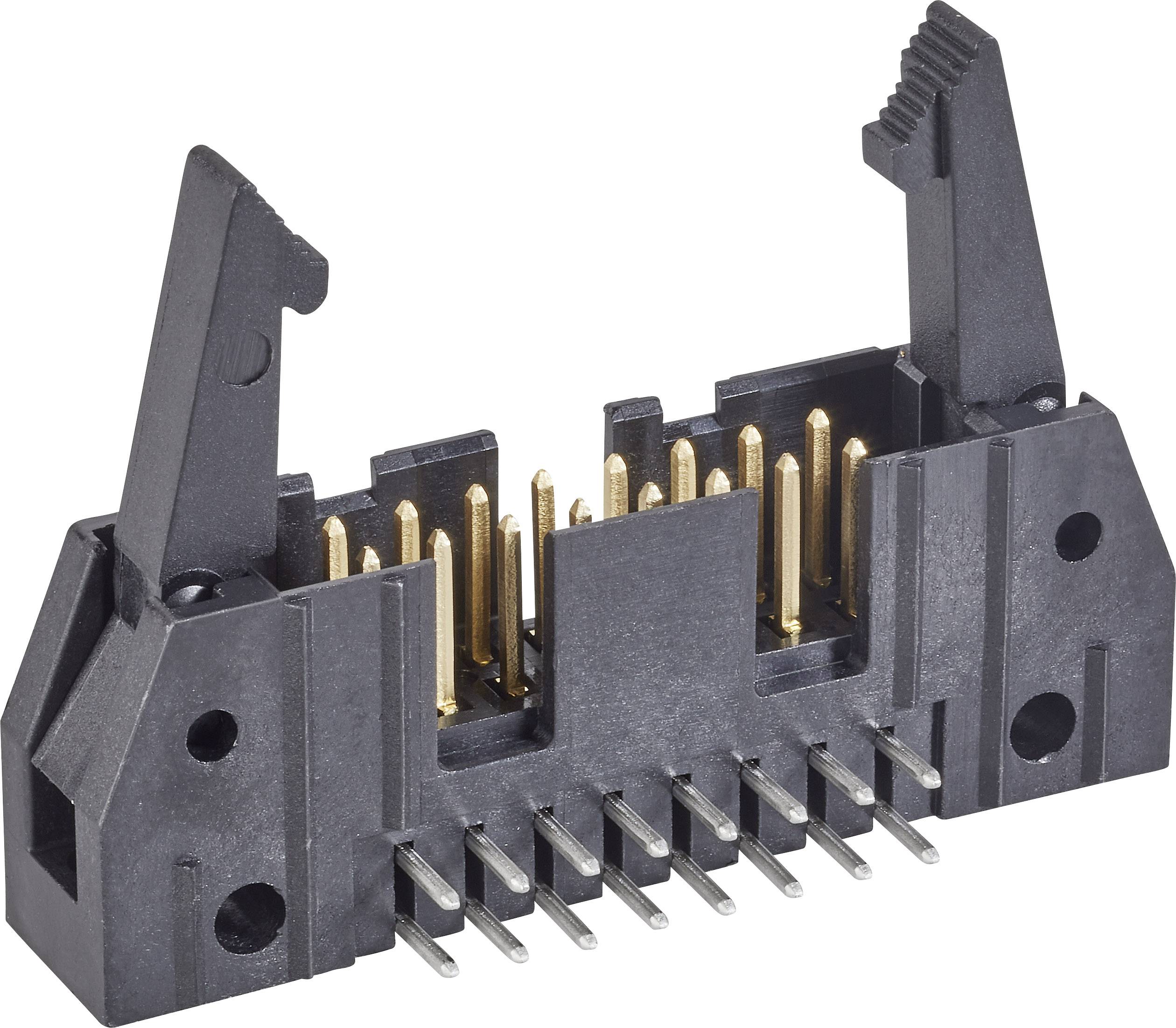 TE Connectivity 1-5499786-0 Embase mâle avec levier d'éjection long Pas: 2.54 mm Nbr total de pôles: 50 Nbr de rangées: 2 1 pc(s)