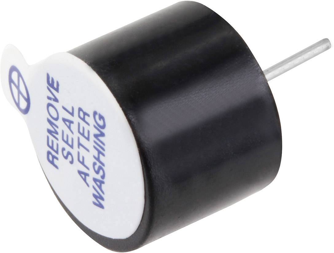 Composant électronique avec indication sur la surface blanche : « RETIRER LE JOINT APRÈS LE LAVAGE ». Boîtier noir, broche métallique.