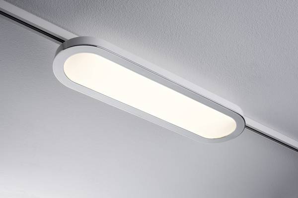 Luminaire sur rail haute tension Paulmann Panel Loop URail LED intégrée 7 W LED blanc, chrome