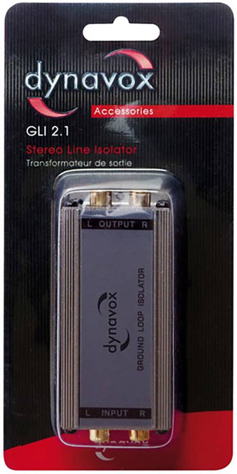Transformateur stéréo / isolateur de ligne Dynavox GLI 2.1-2