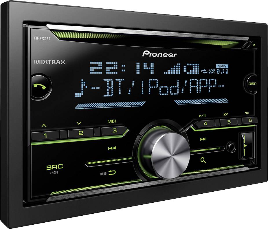 Pioneer fh x730bt как подключить блютуз