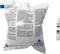 Un sachet blanc d'un test d'alcoolémie avec du texte en plusieurs langues et un bouchon bleu. À droite est visible un petit tube blanc.