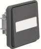 Bouton-poussoir Berker 50763555 W.1 apparent gris, gris clair