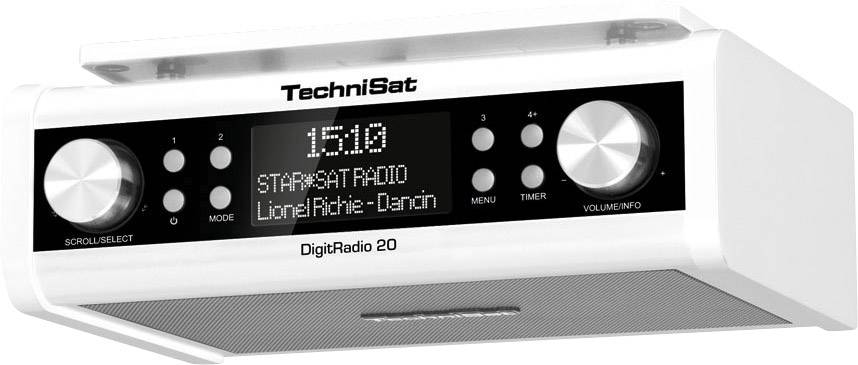 N/A DAB+ TechniSat DigitRadio 20 AUX blanc-2
