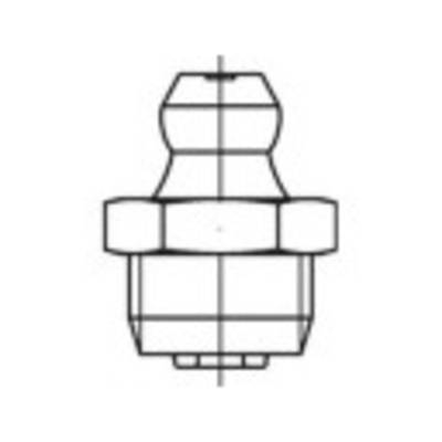 Dessin technique d'un composant cylindrique avec un collet intermédiaire et une base hexagonale, probablement un élément de connexion.