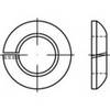 TOOLCRAFT 147237 Rondelle Grower Diamètre intérieur: 16.5 mm DIN 74361 Acier à ressort étamé par galvanisation 100 pc(s)