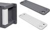 Bopla BA WL 13 7035 00500205 Patte de fixation murale (L x l x H) 130 x 40 x 8 mm aluminium gris graphite (RAL 7024) 2 pc(s)