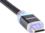 Câble Mini-HDMI Speaka avec éclairage LED 1.50 m