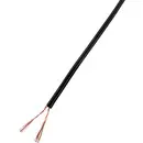 TRU COMPONENTS 93030c532 Fil de câblage 2 x 1 mm² noir 25 m
