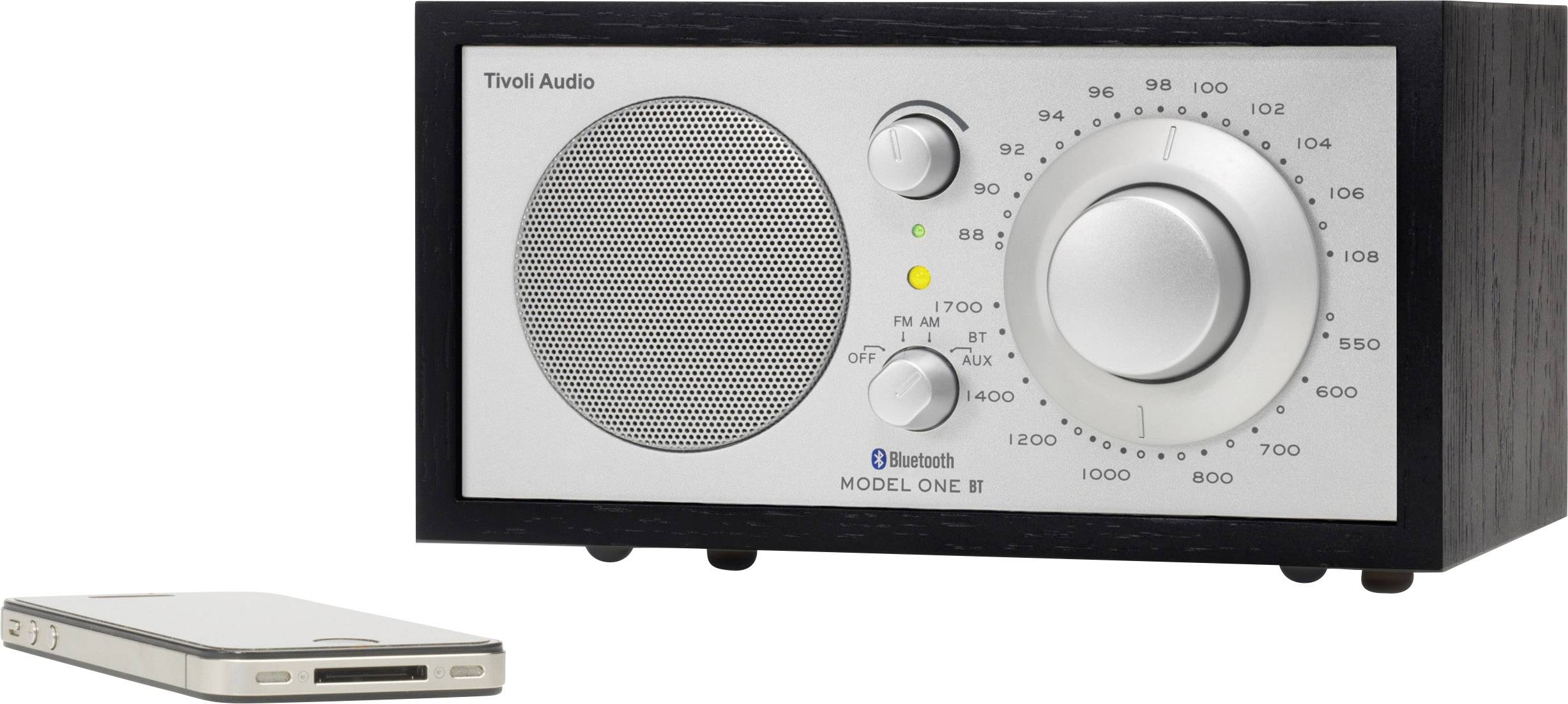 FM Tivoli Audio Model One BT noir, argent Conrad.fr