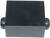 Un composant rectangulaire noir doté de deux trous de fixation sur chacun de ses côtés, utilisé dans des applications électroniques.