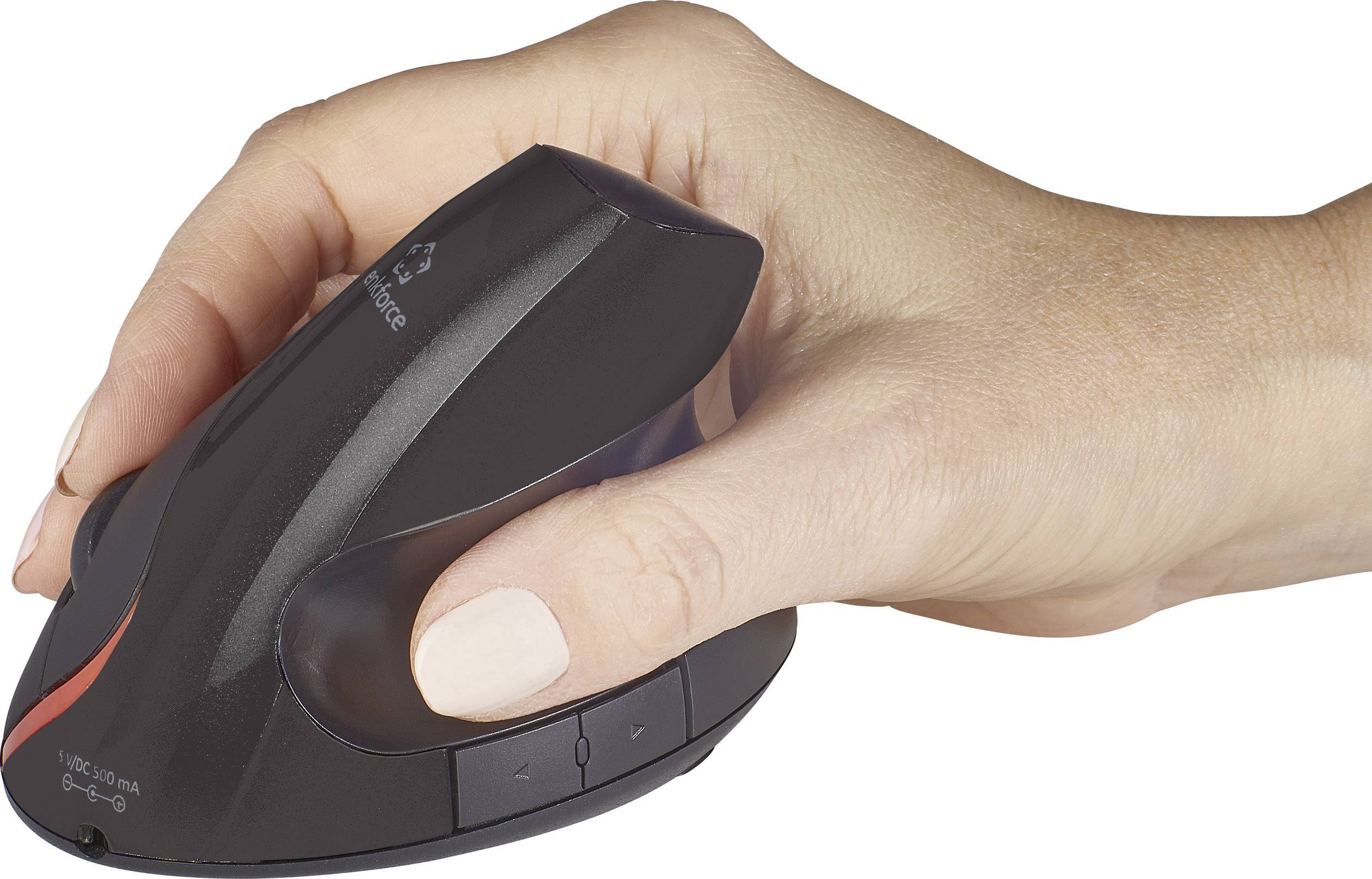 Souris ergonomique optique Renkforce ST-OPM890 ergonomique, molette ...