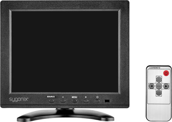 Ecran de surveillance LCD Sygonix 16885X1 CEE: B (A - G) 20.3 cm 8 pouces 1024 x 768 pixels