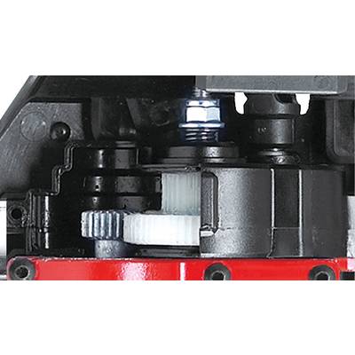 Coupe transversale d'un engrenage, montrant des roues dentées et des vis dans un composant de construction mécanique, composants mécaniques détaillés.