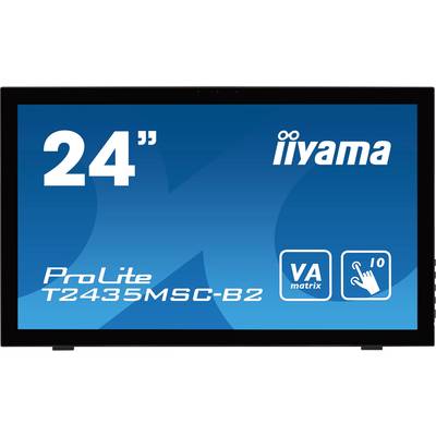 Iiyama ProLite T2435MSC Moniteur tactile CEE: F (A - G) 59.9 cm (23.6 pouces) 1920 x 1080 pixels 16:9 6 ms USB 2.0, HDMI-0