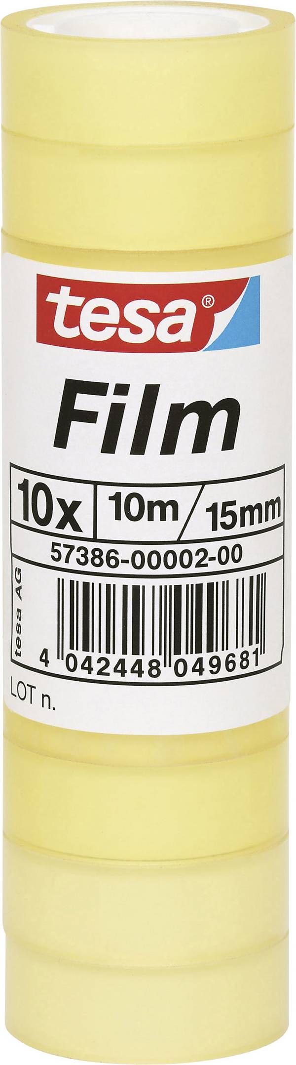 tesa  57386-00002-04 tesafilm Standard transparent (L x l) 10 m x 15 mm 10 pc(s)