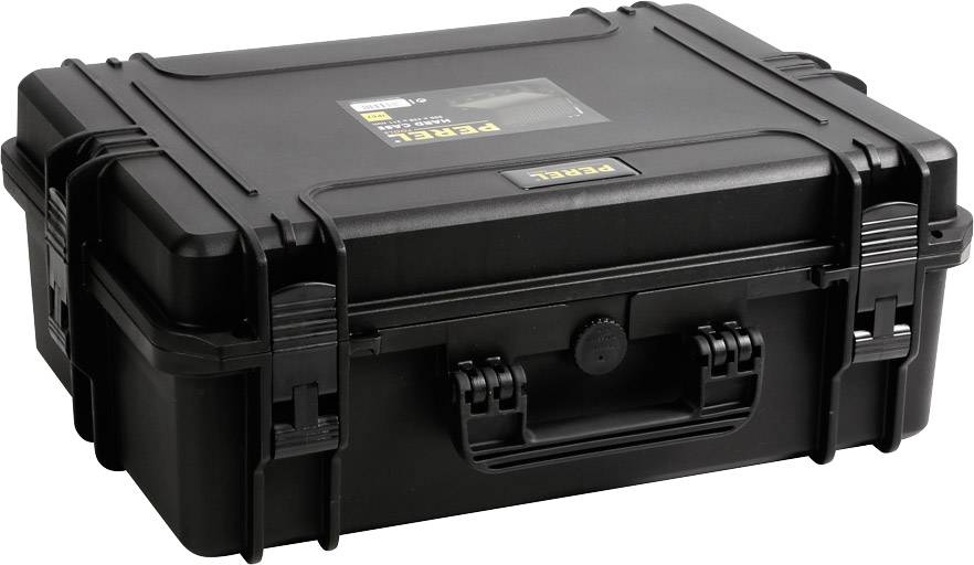 Valise d'extérieur Perel HC505S (L x l x H) 428 x 555 x 211 mm noir 1 pc(s)-0
