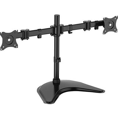 Digitus DA-90348 Support sur pied pour écran 2 Écran(s) 38,1 cm (15") - 68,6 cm (27") noir réglable en hauteur, inclinab-1