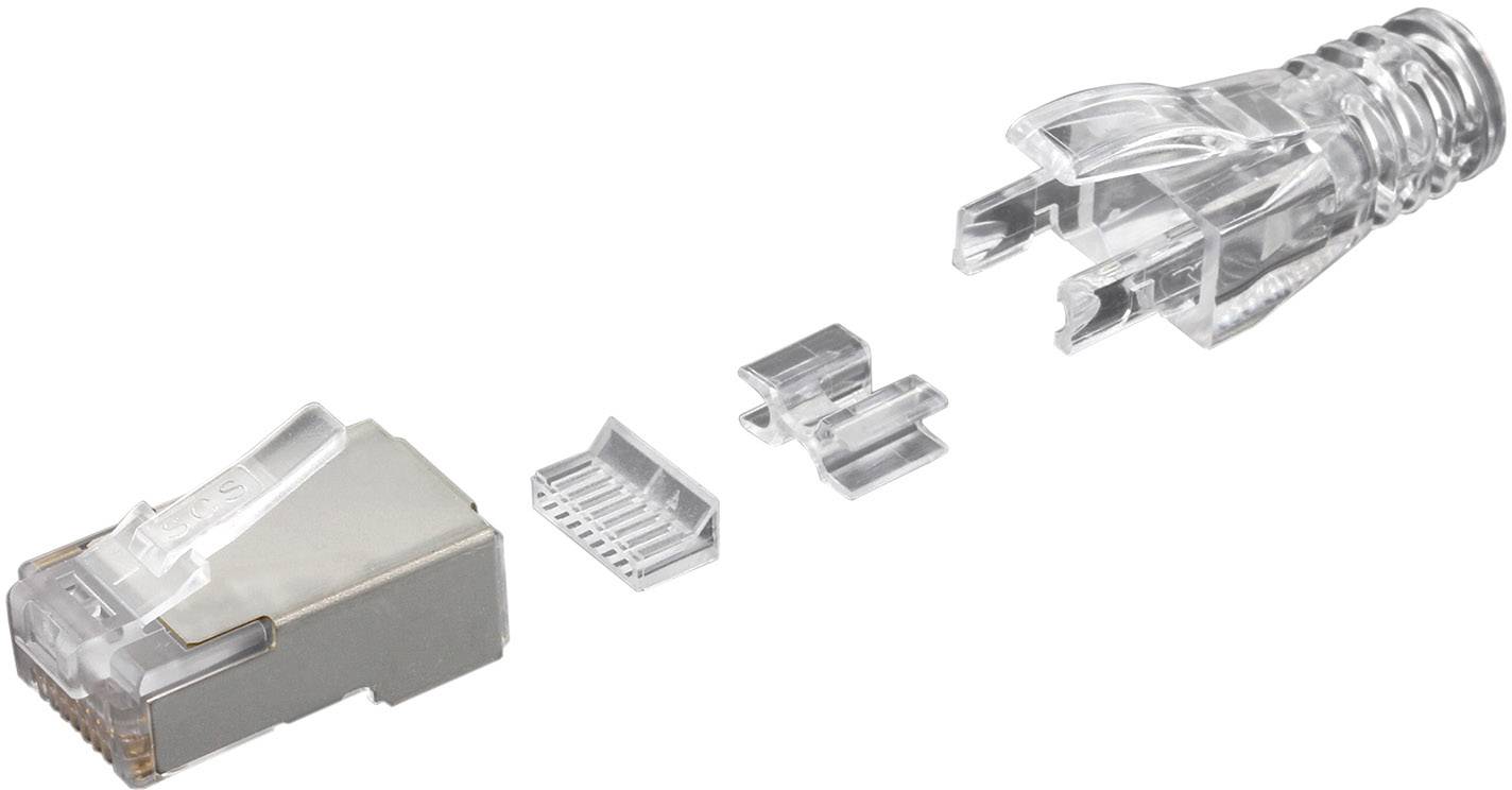 Connectique RJ45 CAT 6 BEL Stewart Connectors SS-39200-036 RJ45 mâle, droit Pôle: 8P8C transparent 1 pc(s)
