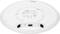 Le dos d'un point d'accès Ubiquiti UniFi AP AC Pro avec des ports Ethernet, un bouton de réinitialisation et le logo du fabricant.