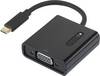 Renkforce RF-4472889 USB / VGA Adaptateur [1x USB-C® mâle - 1x VGA femelle] noir contacts dorés 15.00 cm