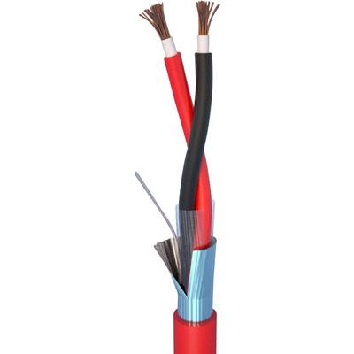 ELAN 282101R Câble d'alarme incendie LSZH 2 x 1 mm² rouge Marchandise vendue au mètre