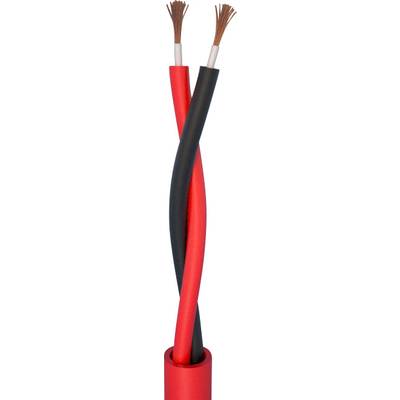 ELAN 272101R Câble d'alarme incendie LSZH 2 x 1 mm² rouge Marchandise vendue au mètre
