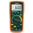 Extech EX350 Multimètre numérique avec testeur de tension, test de continuité, avec rétroéclairage de l'écran, LoZ CAT I