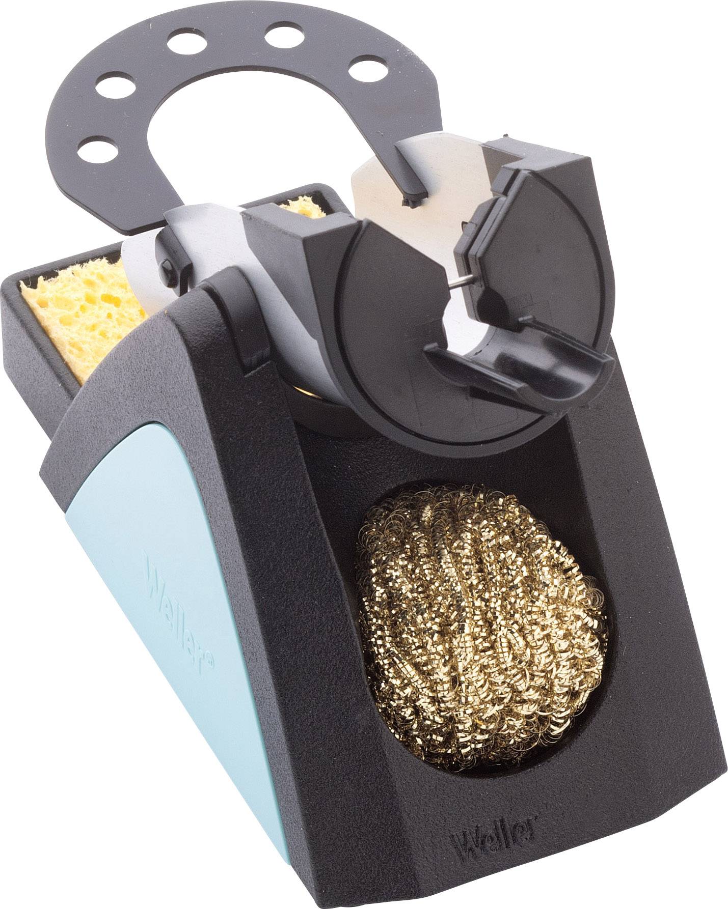 Support De Fer à Souder Duratool - Base En Fonte Lourde, éponge Incluse, Trou Conique 28-16mm