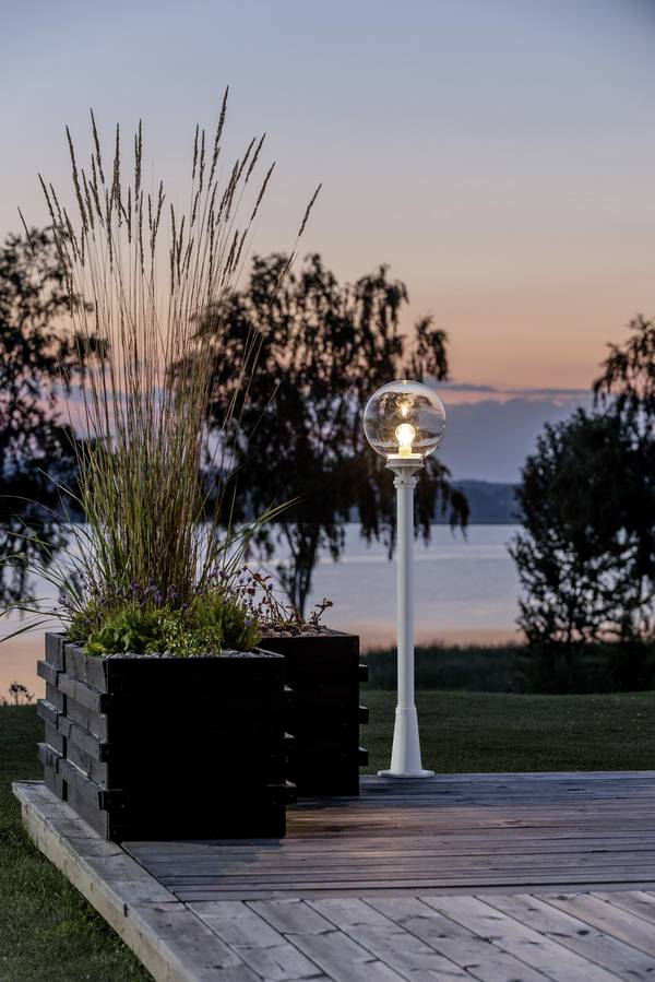 Lampadaire extérieur Konstsmide 498-250 Orion   Ampoule à économie d'énergie, LED E27 60 W blanc