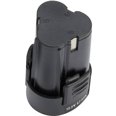Batterie Li-Ion cylindrique noire de 10,8V, couramment utilisée pour les outils électroportatifs.