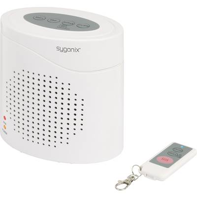 Sygonix Chien de garde électronique DD01 blanc avec télécommande 120 dB-1