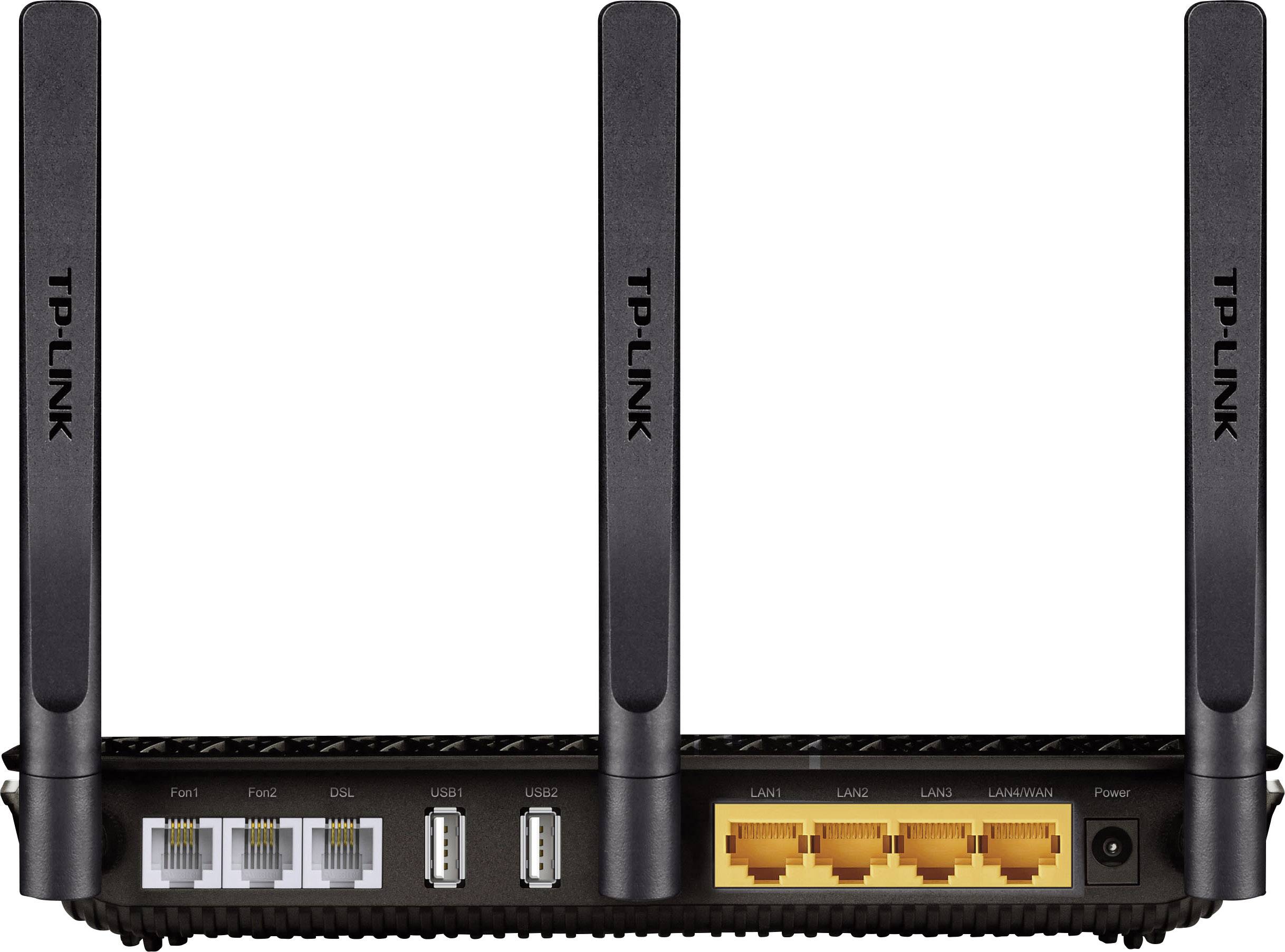 TP-LINK AC1600-VoIP-WLAN-DSL-Router Broadcom Chipset 802.11ac/a/n/g/b 1.300Mbit/s at 5GHz + 300Mbit/s at 2.4GHz-4