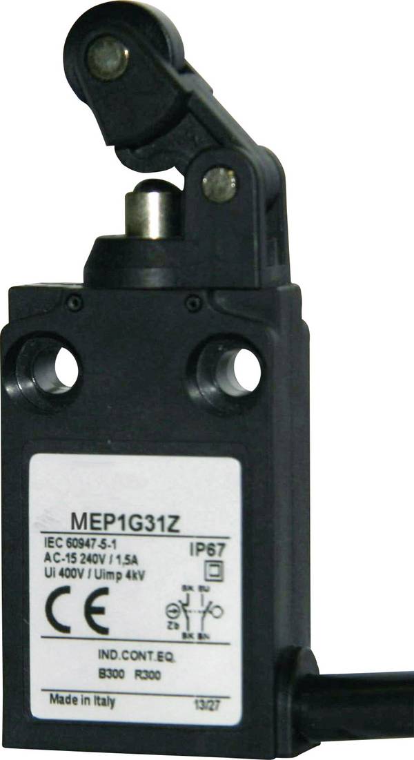 Panasonic MEP1G31Z MEP1G31Z Interrupteur de fin de course 24 V 5 A levier à galet  IP67 1 pc(s)