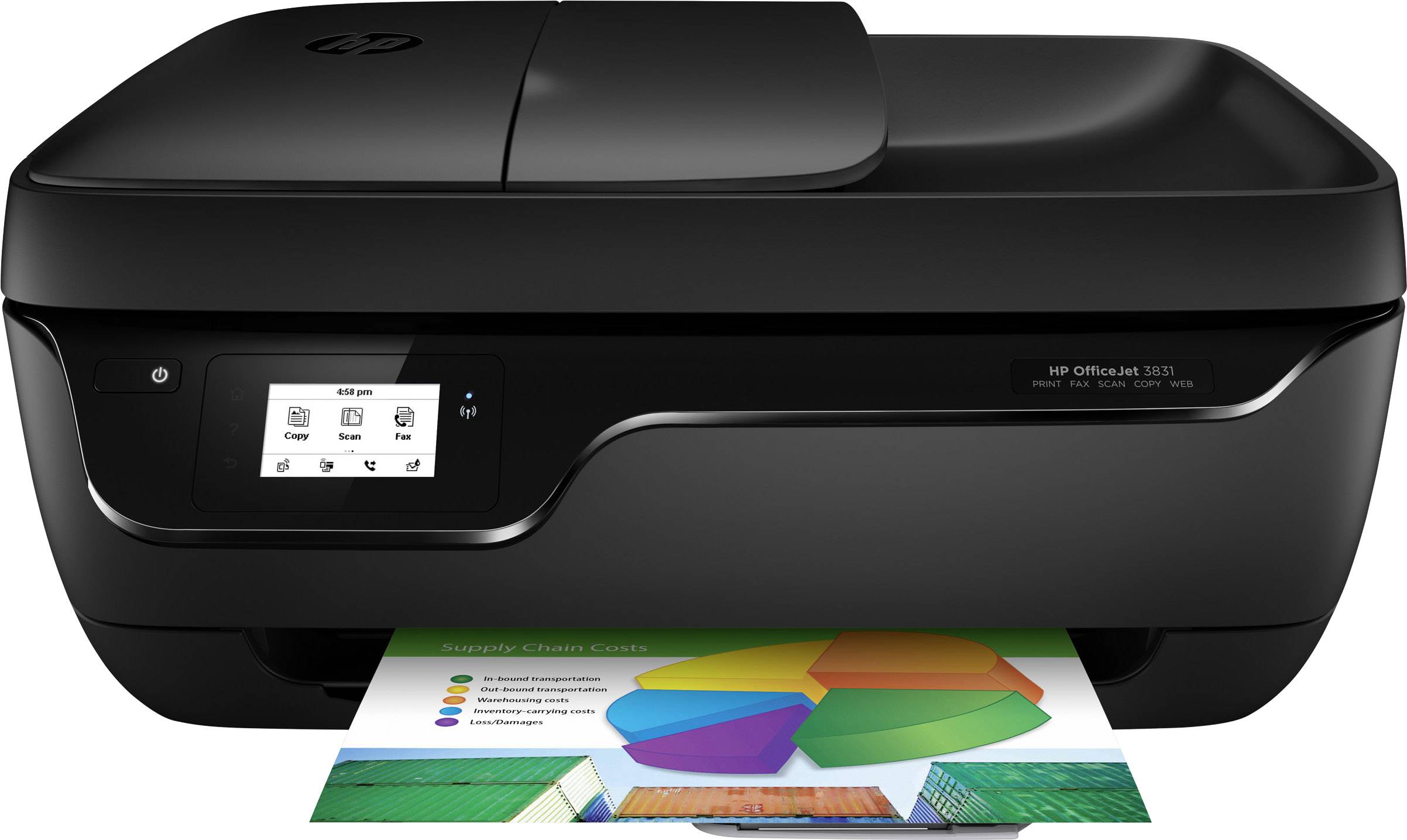 Hp Officejet 3831 All In One Imprimante Multifonction A Jet D