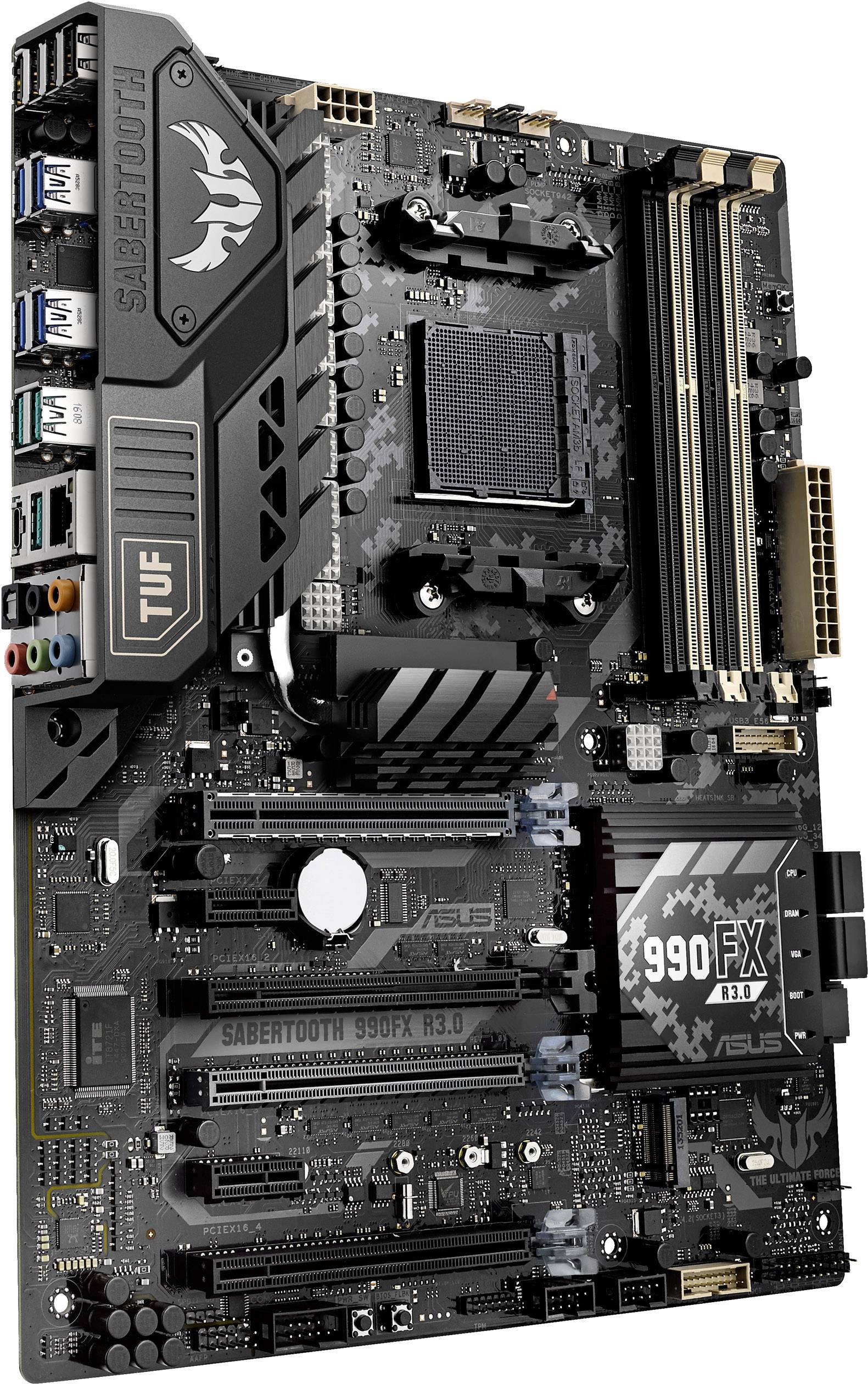 Carte Mère Asus Tuf Sabertooth 990fx R30 Socket Amd Am3 Format Atx Chipset De La Carte Mère 3417