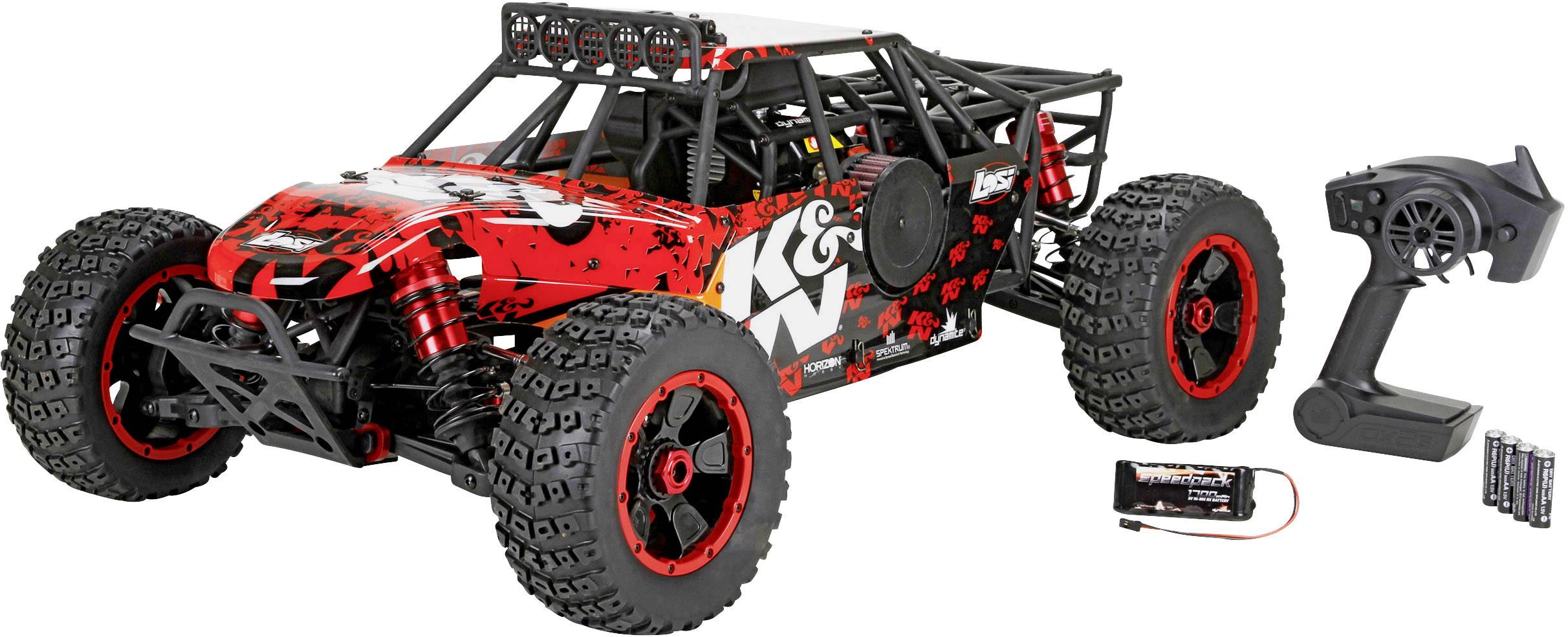 Buggy thermique LOSI K&N 4 roues motrices (4WD) prêt à fonctionner (RtR