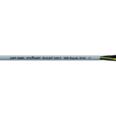 LAPP ÖLFLEX® 408 P Câble de commande 10 G 1 mm² gris-argent (RAL 7001) 1308210/1000 1000 m