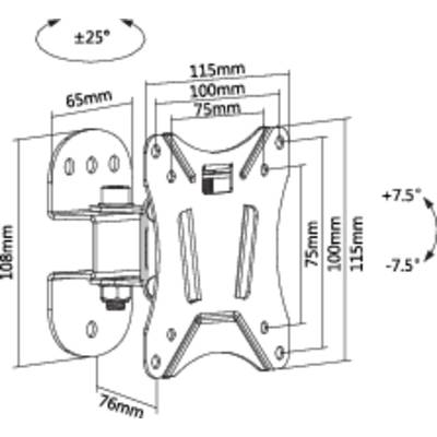 Dessin technique d'un composant mécanique avec dimensions en millimètres : largeurs, longueurs et angles sont indiqués.