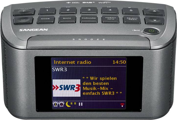 N/A Sangean RCR-11 WF audio, stéréo (jack 3.5 mm), WiFi gris-2