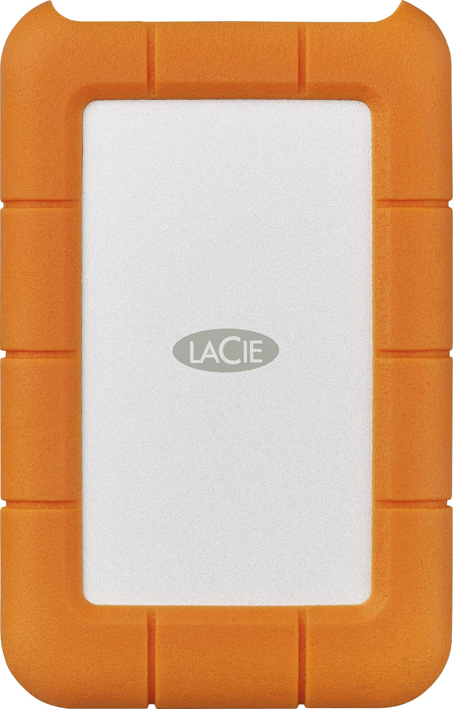 LaCie LaCie Rugged 2 TB Disque dur externe 2,5 USB-C™ argent orange STFR2000800 
