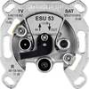 Kathrein ESU 53 Prise antenne SAT, TV, FM encastré Prise de montage en boucle