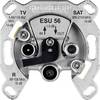 Kathrein ESU 56 Prise antenne SAT, TV, FM encastré Prise de montage en boucle
