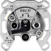 Kathrein ESU 57 Prise antenne SAT, TV, FM encastré Prise de montage en boucle