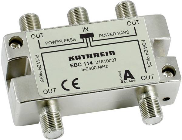 Kathrein EBC 114 Répartiteur SAT 4 voies 5 - 2400 MHz