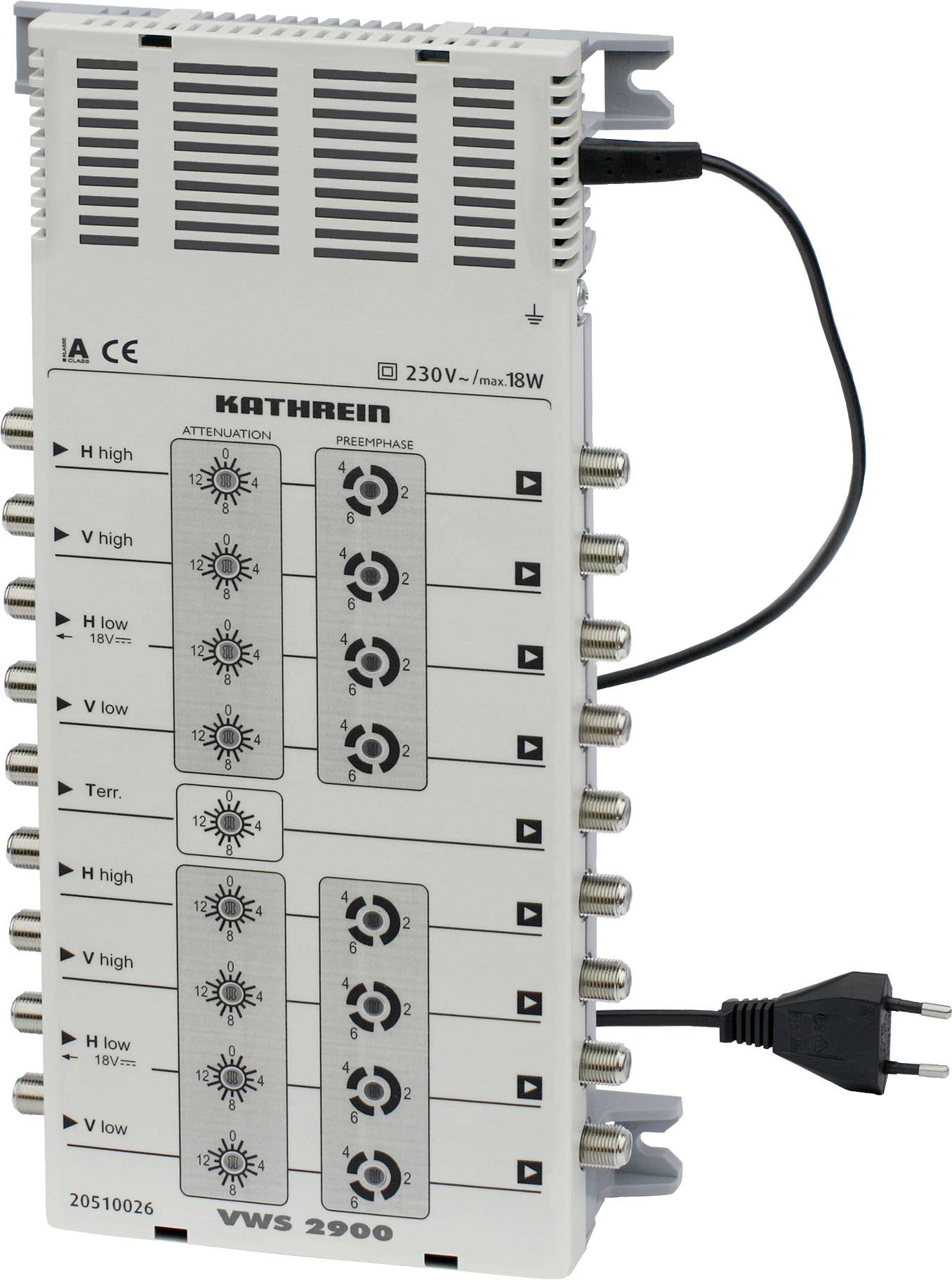 Kathrein VWS 2900 SAT-Verstärker 8-fach 24 dB